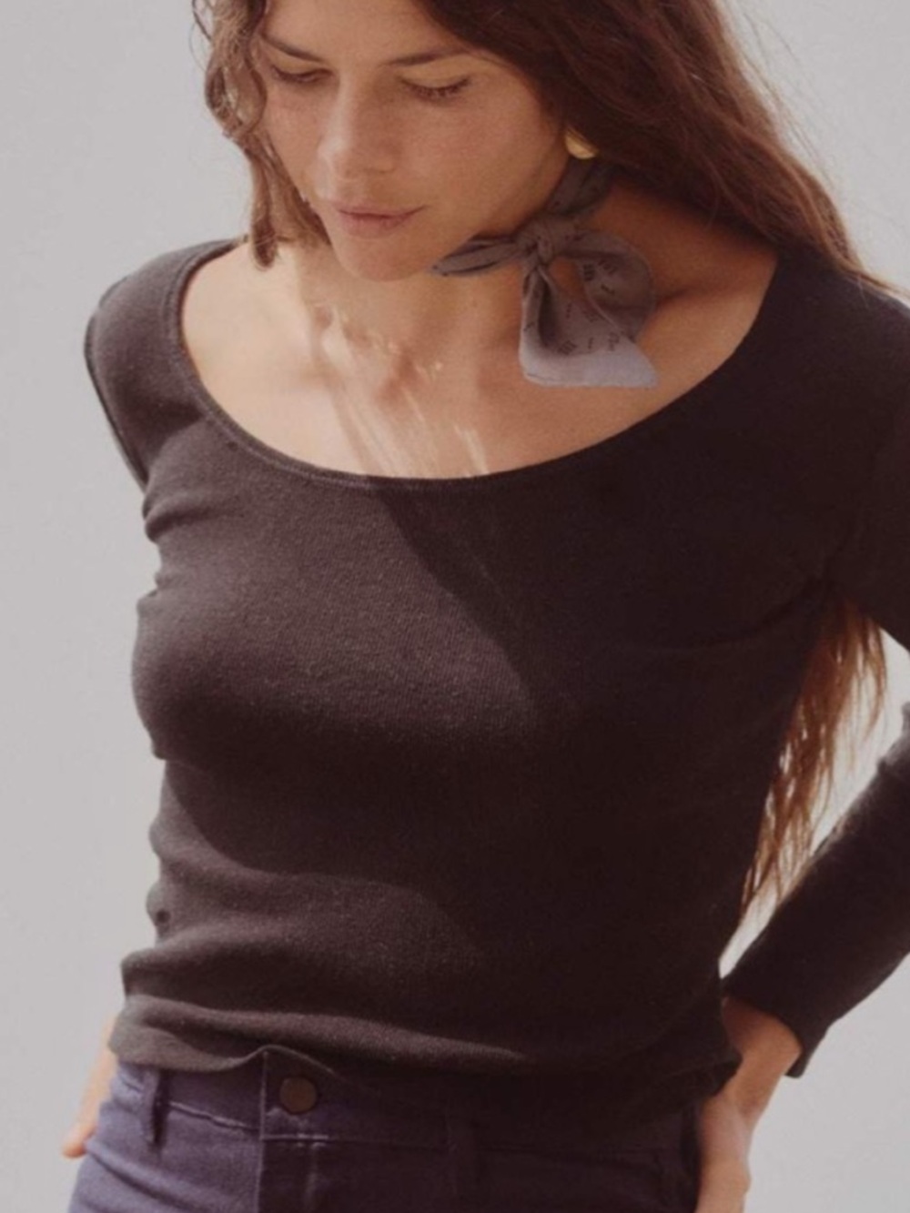 Ozma Jane B Silk Noil Top Black